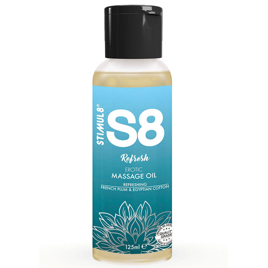 STIMUL8 - S8 OLIO DA MASSAGGIO IN COTONE REFRESH 125 ML