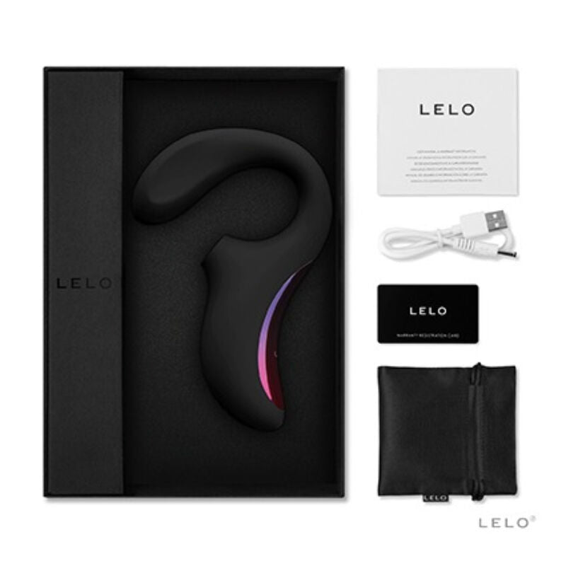 LELO - ENIGMA CRUISE MASSAGGIATORE SONICO A DOPPIA STIMOLAZIONE NERO