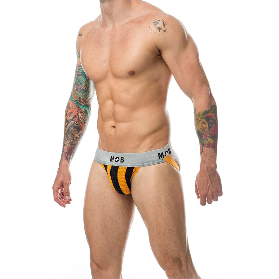 MOB - CLASSIC JOCK STRIPE ARANCIONE TAGLIA L