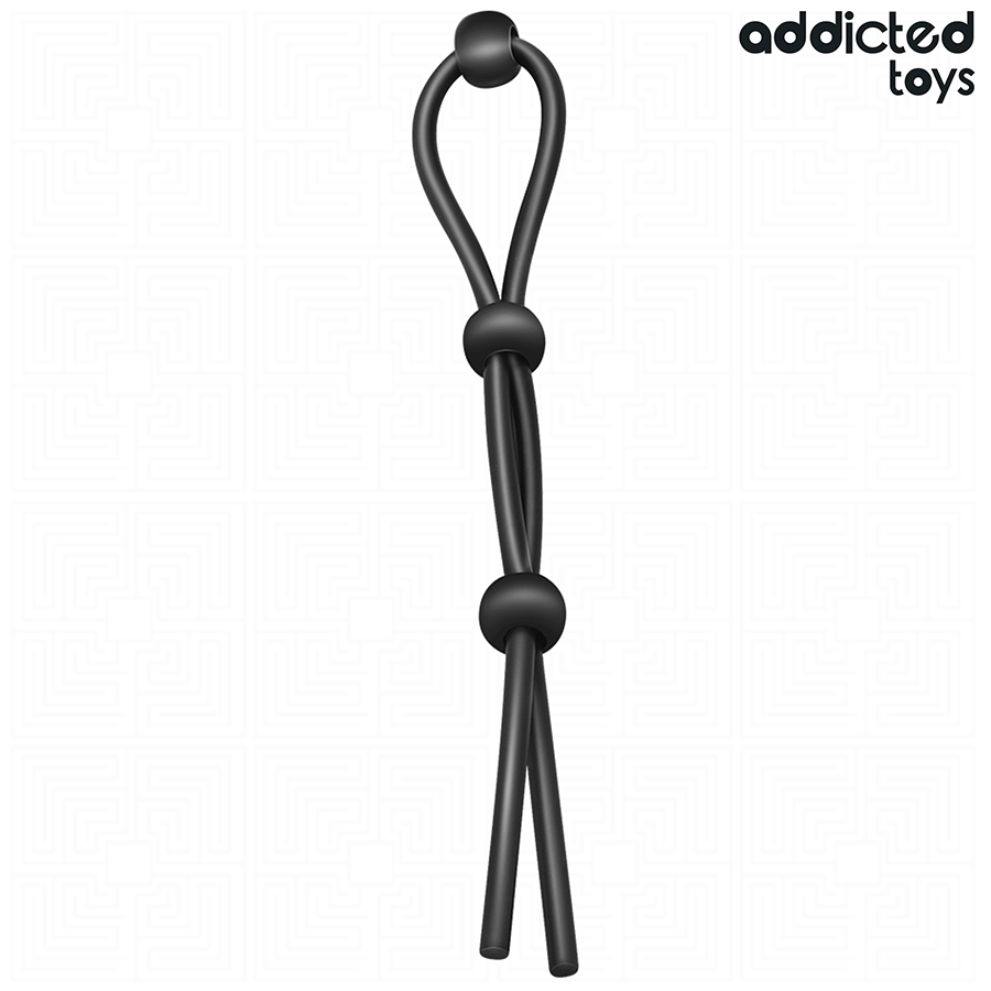 ADDICTED TOYS - CORDA IN SILICONE PER IL PENE A TRIPLO ANELLO