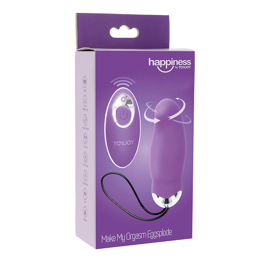 TOYJOY - FELICITÀ IL MIO ORGASMO EGGSPLODE VIBRATORE VIOLA TELECOMANDO