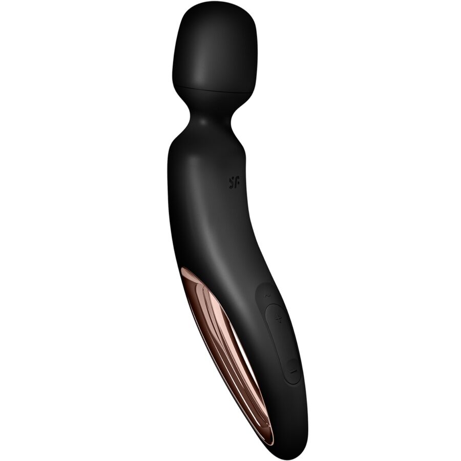 SATISFYER - WAND ERLAND MASSAGGIATORE VIBRANTE NERO