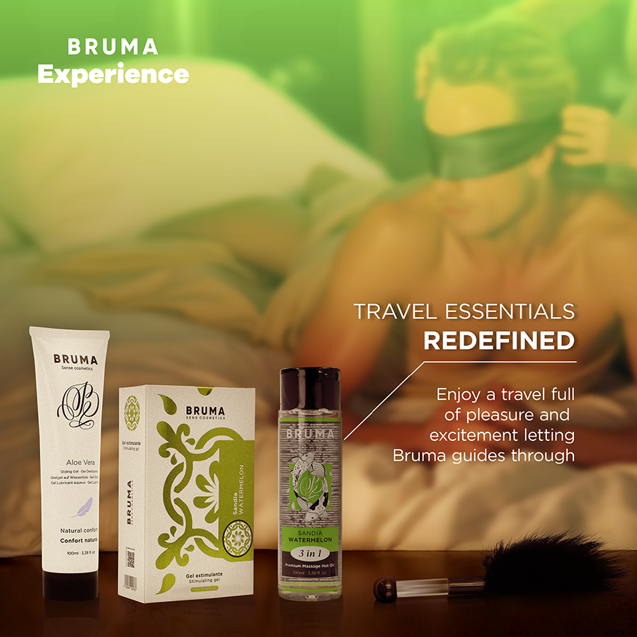 BRUMA XPERIENCE - KIT TENTAZIONE DOLCE ANGURIA CON POTENZIATORE DI ORGASMO