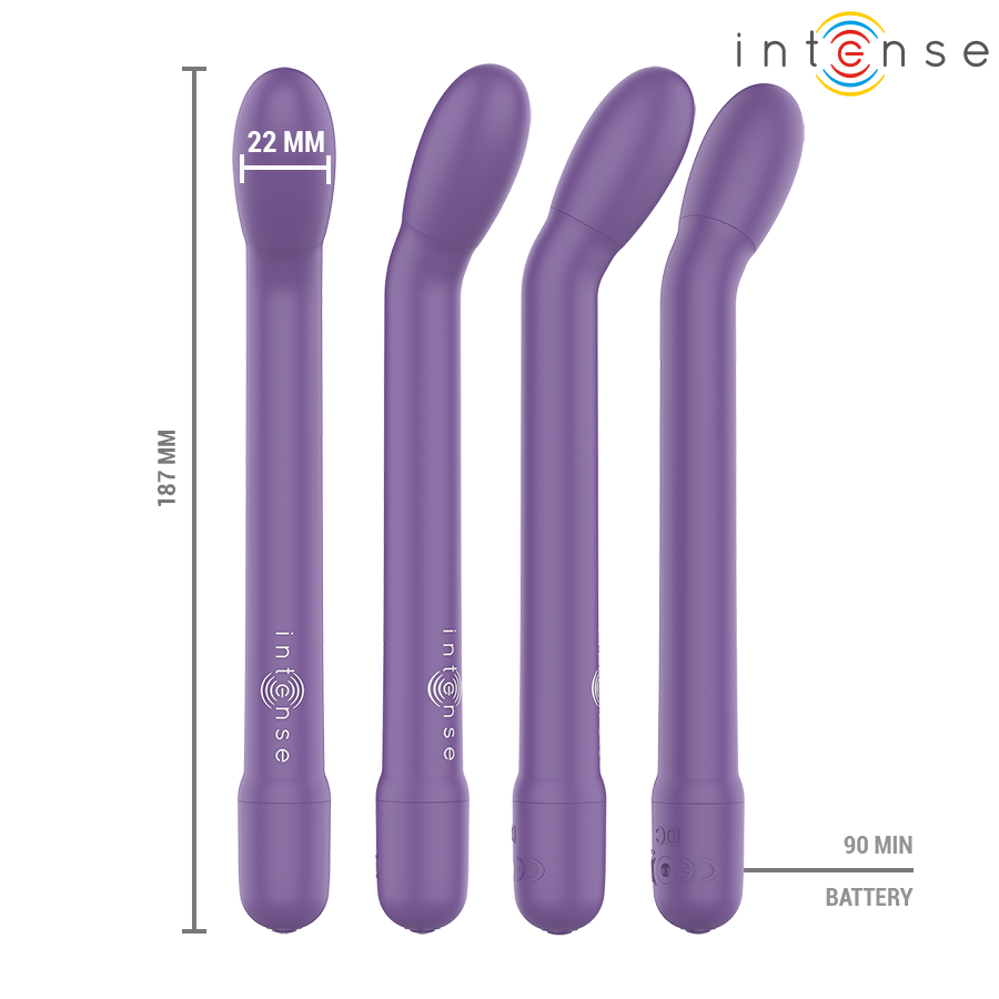 INTENSE - KARLIE STIMOLATORE PUNTO G RICARICABILE VIOLA