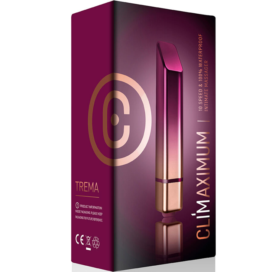 CLIMAXIMUM - VIBRATORE A PROIETTILE CON ROSSETTO TREMA