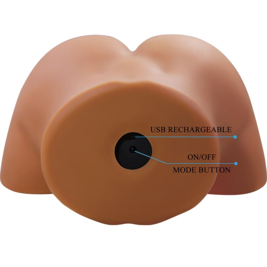 CRAZY BULL - SOPHIA VIBRATORE E SUCCHIATORE REALISTICO PER POLSO FEMMINILE CON SUONO 5,5 KG