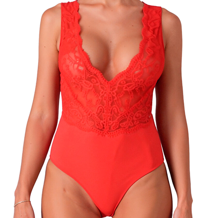 PASSION - EVALIE BODY ROSSO L/XL