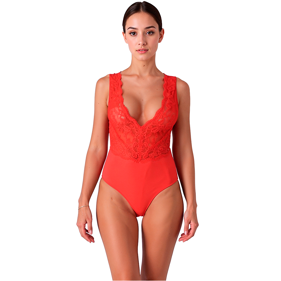 PASSION - EVALIE BODY ROSSO L/XL
