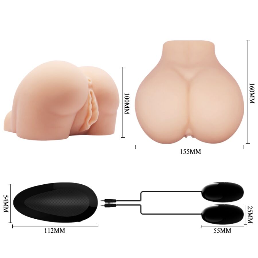 CRAZY BULL - VAGINA E ANO REALISTICI CON VIBRAZIONE POSIZIONE 8
