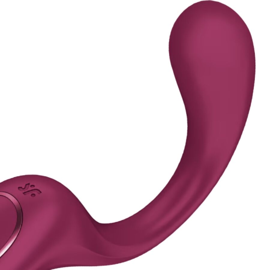 SATISFYER - G PER DEA 2 VIBRATORE CONIGLIO BOTTIGLIA BORDEAUX