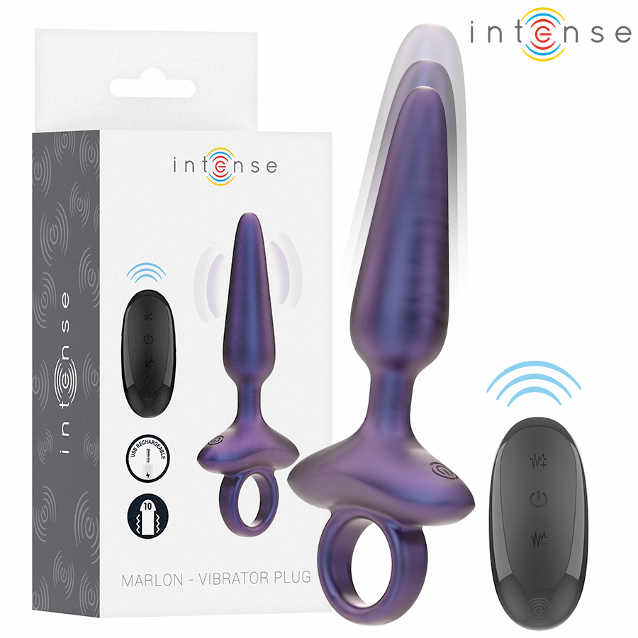 INTENSE - MARLON VIBRANTE ANAL PLUG MODELLO 4 TELECOMANDO