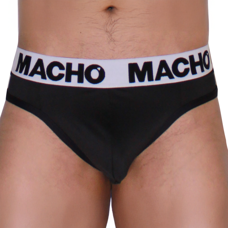 MACHO - MTG002 PERIZOMA NERO/NERO M