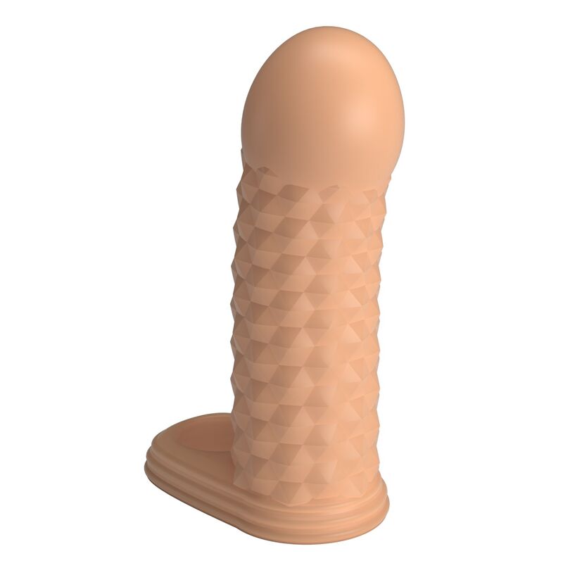 PRETTY LOVE - WOLFRAM MANICOTTO PER ALLUNGAMENTO DEL PENE 11,5 CM Ø 3,8 CM NATURALE