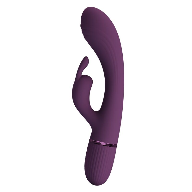 PRETTY LOVE - ROCCO VIBRATORE A FORMA DI CONIGLIO RICARICABILE 10 FUNZIONI VIOLA