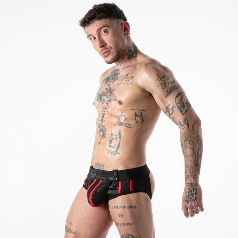 LOCKER GEAR - SBIANCINI DA LAVORO MILITARI COMPLETI ROSSI S