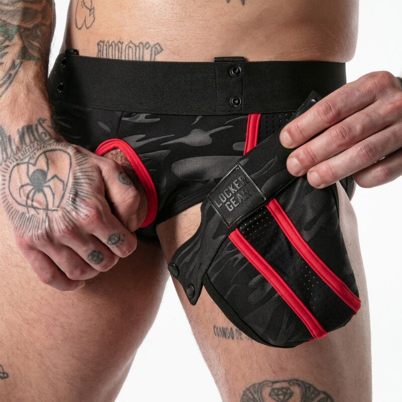 LOCKER GEAR - SBIANCINI DA LAVORO MILITARI COMPLETI ROSSI S