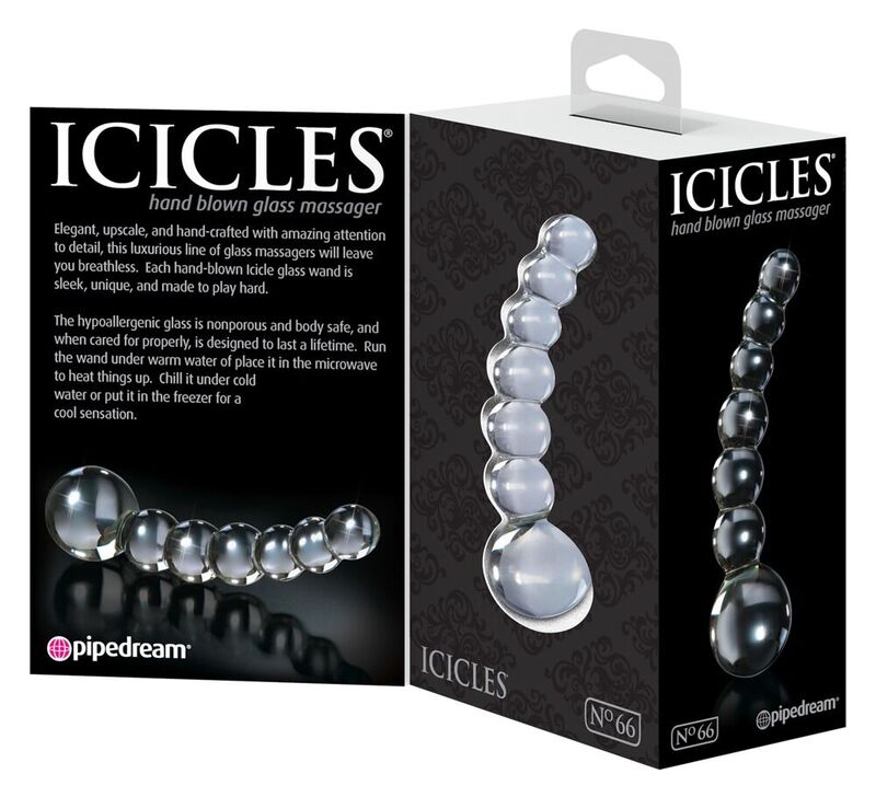 ICICLES - N. 66 MASSAGGIATORE TRASPARENTE