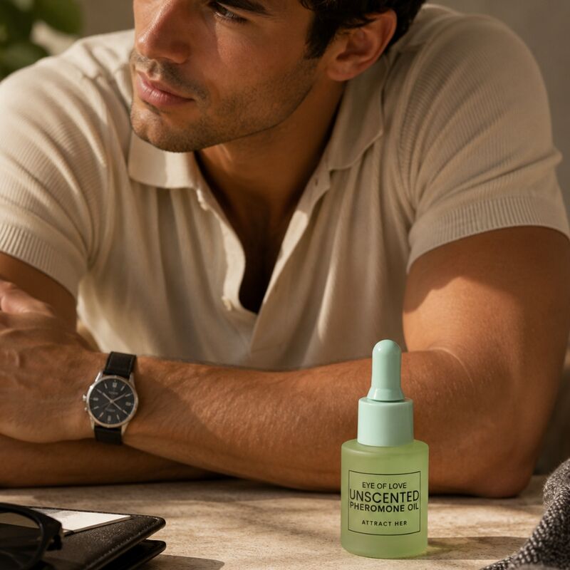 EYE OF LOVE - OLIO PROFUMATO CON FEROMONI PER UOMO, SENZA PROFUMO, 20 ML