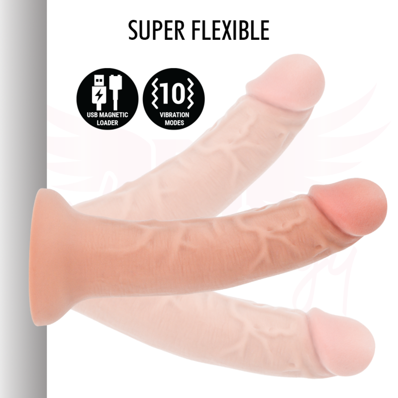 MYTHOLOGY - DILDO ORIGINALE ASHER S - VIBRATORE + TELECOMANDO CON TECNOLOGIA WIRELESS WATCHME