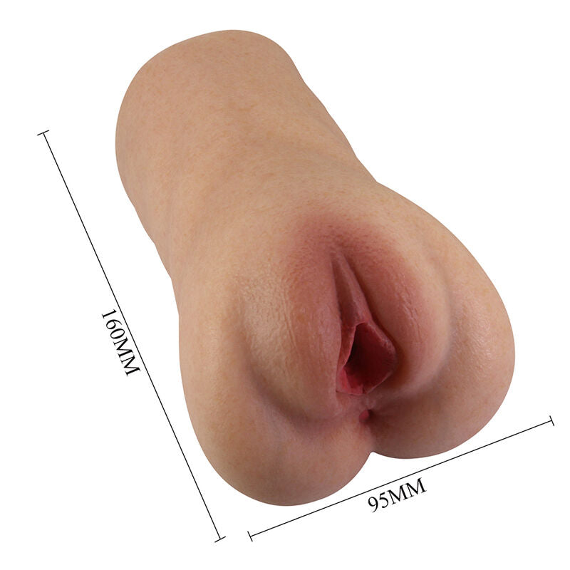 PRETTY LOVE - OTTILIE MASTURBATORE VAGINALE IN SILICONE REALISTICO, COMPATTO, NATURALE