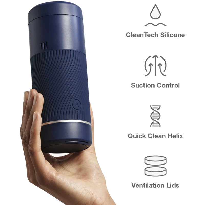 ARCWAVE - POW STROKER MANUALE CON CONTROLLO DELL'ASPIRAZIONE BLU