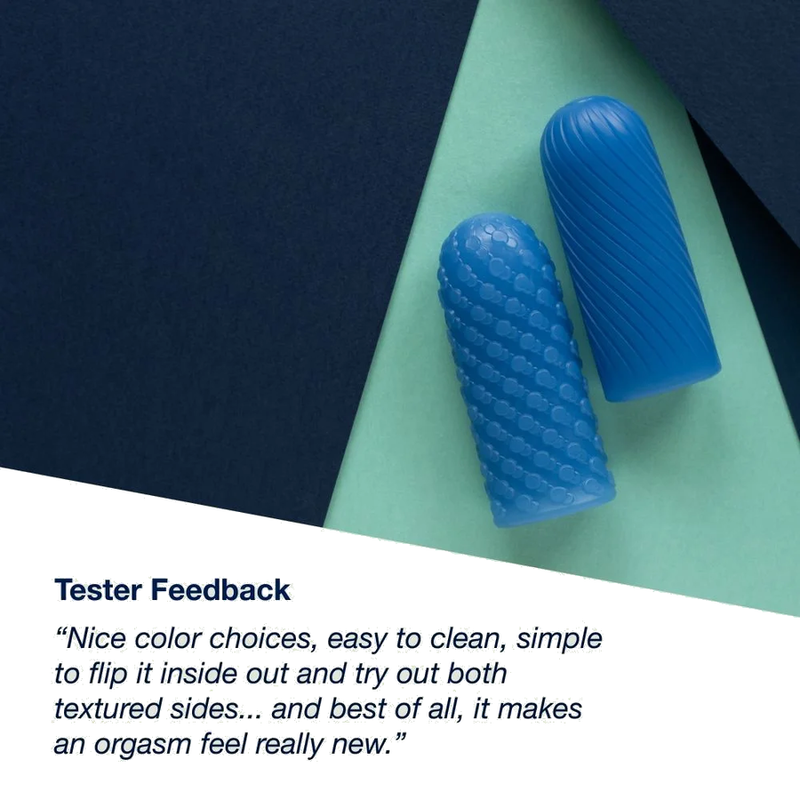 ARCWAVE - GHOST STROKER REVERSIBILE IN SILICONE BLU