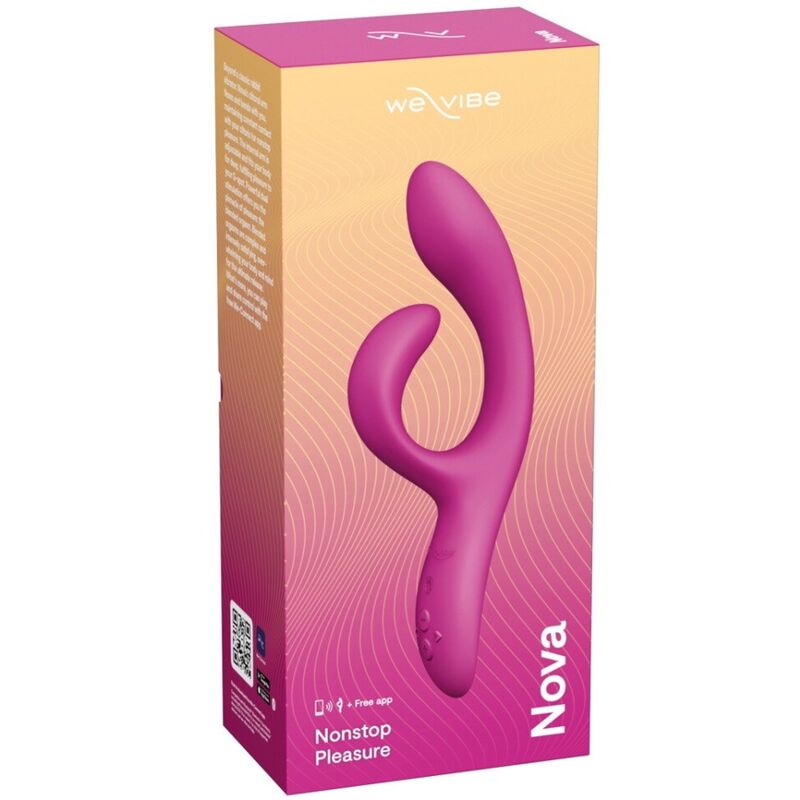 WE-VIBE - NOVA 2 VIBRATORE A CONIGLIO FLESSIBILE CON 10 MODALITÀ DI VIBRAZIONE E CONTROLLO TRAMITE APP VIOLA