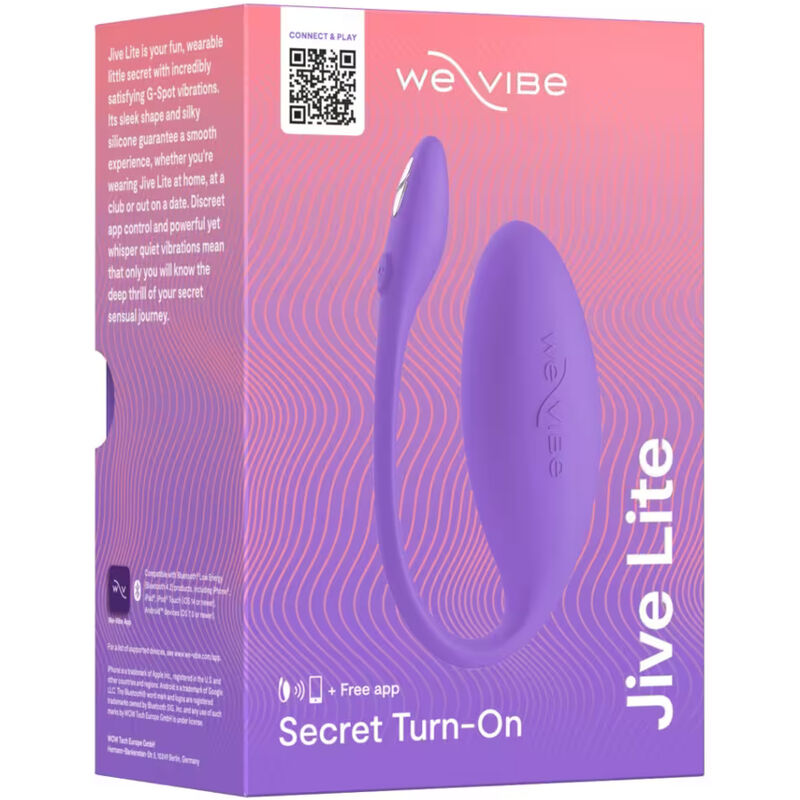 WE-VIBE - VIBRATORE A UOVO INDOSSABILE CONTROLLABILE TRAMITE APP JIVE LITE, VIOLA