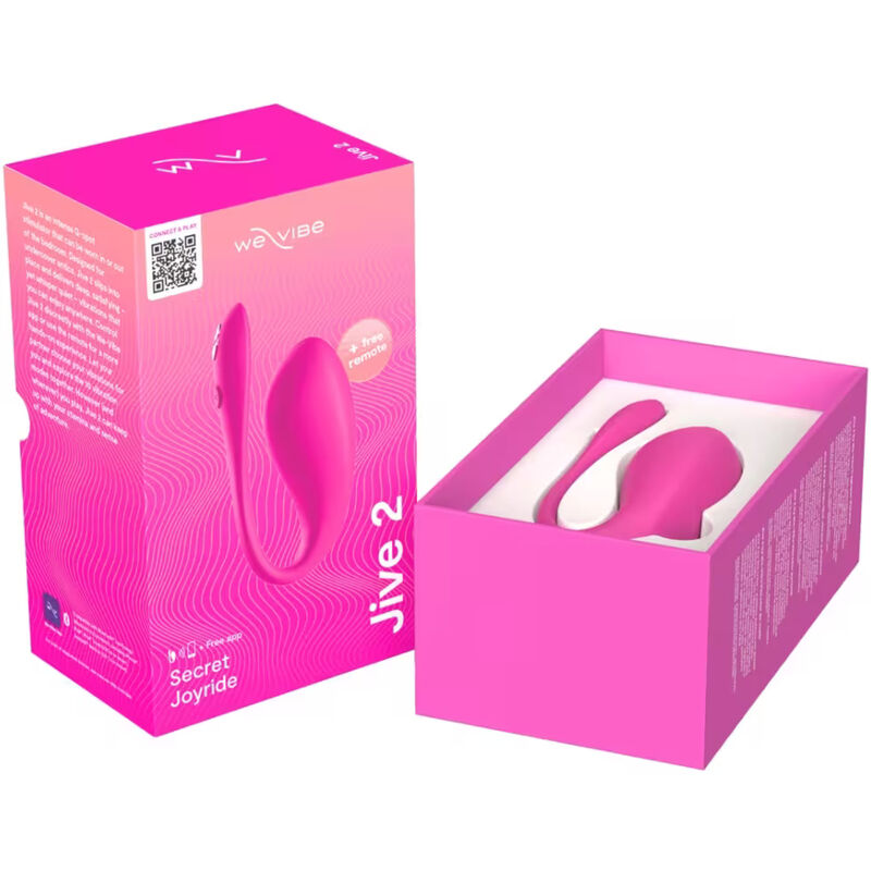 WE-VIBE - JIVE 2 VIBRATORE A UOVO INDOSSABILE ROSA ELETTRICO