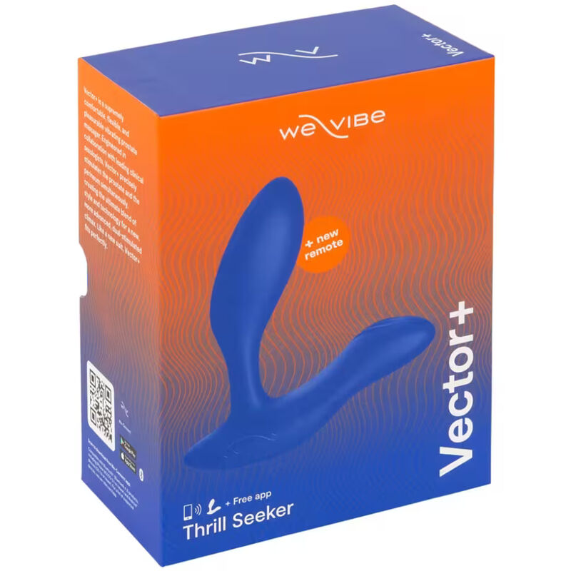 WE-VIBE - VECTOR+ MASSAGGIATORE PROSTATICO A DOPPIA STIMOLAZIONE BLU ROYAL