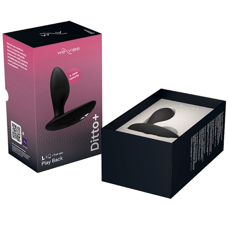 WE-VIBE - DITTO+ VIBRATORE PLUG ANALE NERO