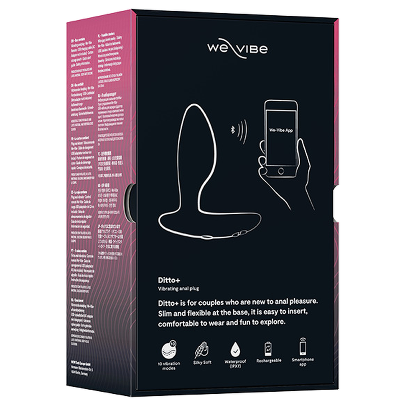 WE-VIBE - DITTO+ VIBRATORE PLUG ANALE NERO