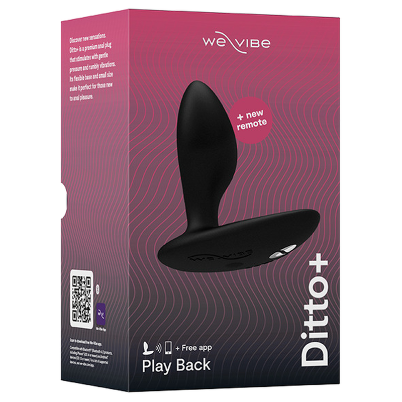 WE-VIBE - DITTO+ VIBRATORE PLUG ANALE NERO