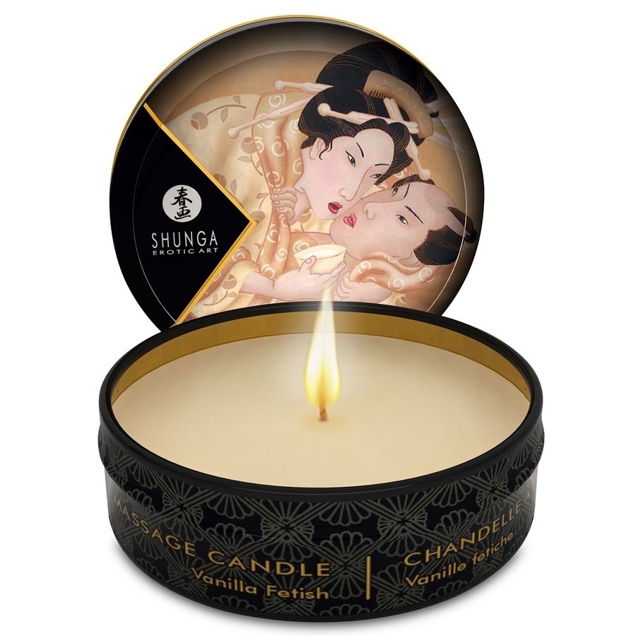 SHUNGA - MINI CARESS BY CANDLELIGHT ESPOSITORE CANDELE DA MASSAGGIO 24 UNITÀ