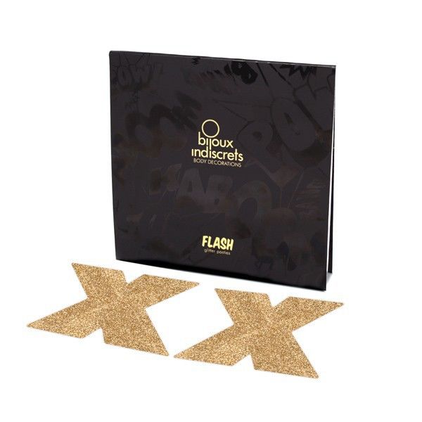 BIJOUX INDISCRETS - COPRI CAPEZZOLI FLASH ORO