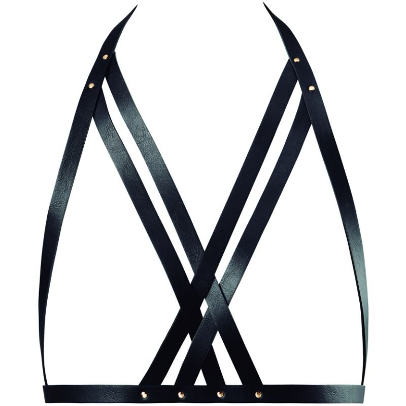 BIJOUX INDISCRETS - IMBRACATURA REGGISENO MAZE HALTER NERO