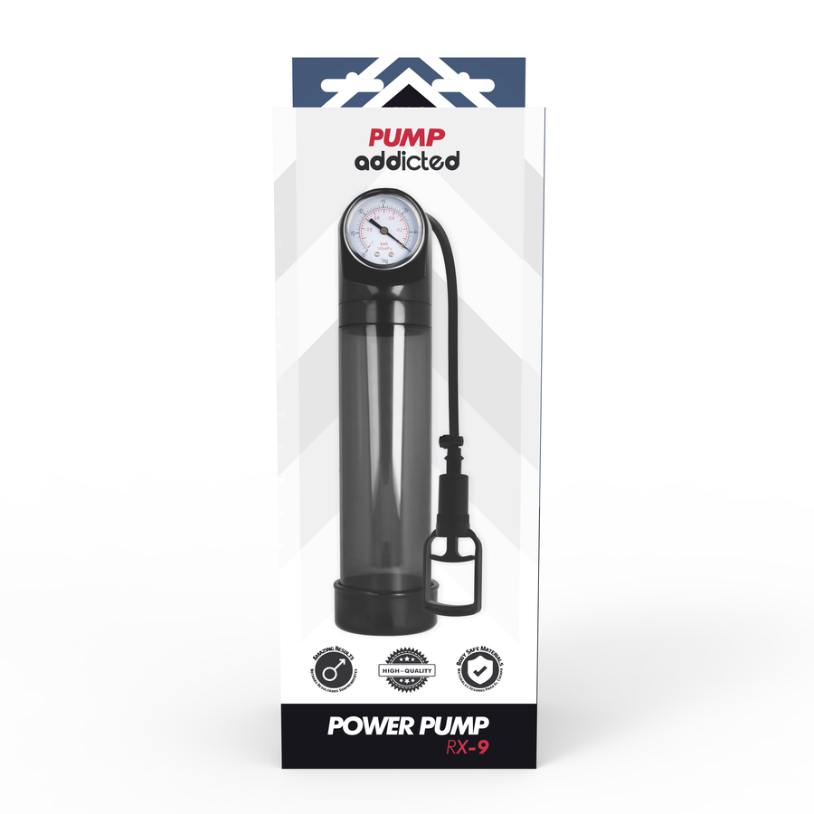 PUMP ADDICTED - POMPA PER L'EREZIONE RX9 NERA