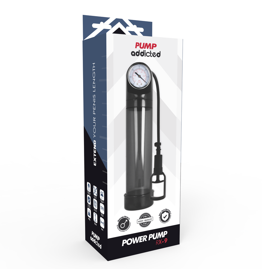 PUMP ADDICTED - POMPA PER L'EREZIONE RX9 NERA