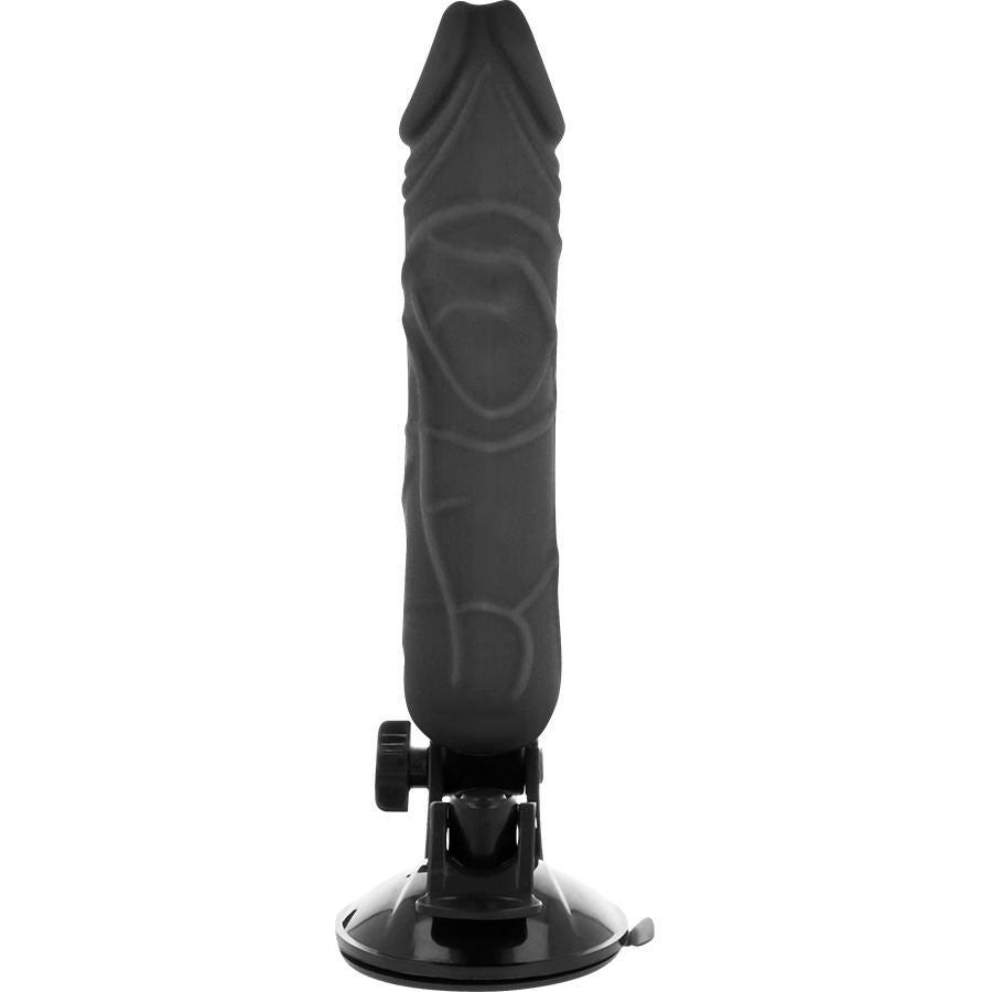BASECOCK - VIBRATORE REALISTICO TELECOMANDO NERO 20 CM -O- 4 CM